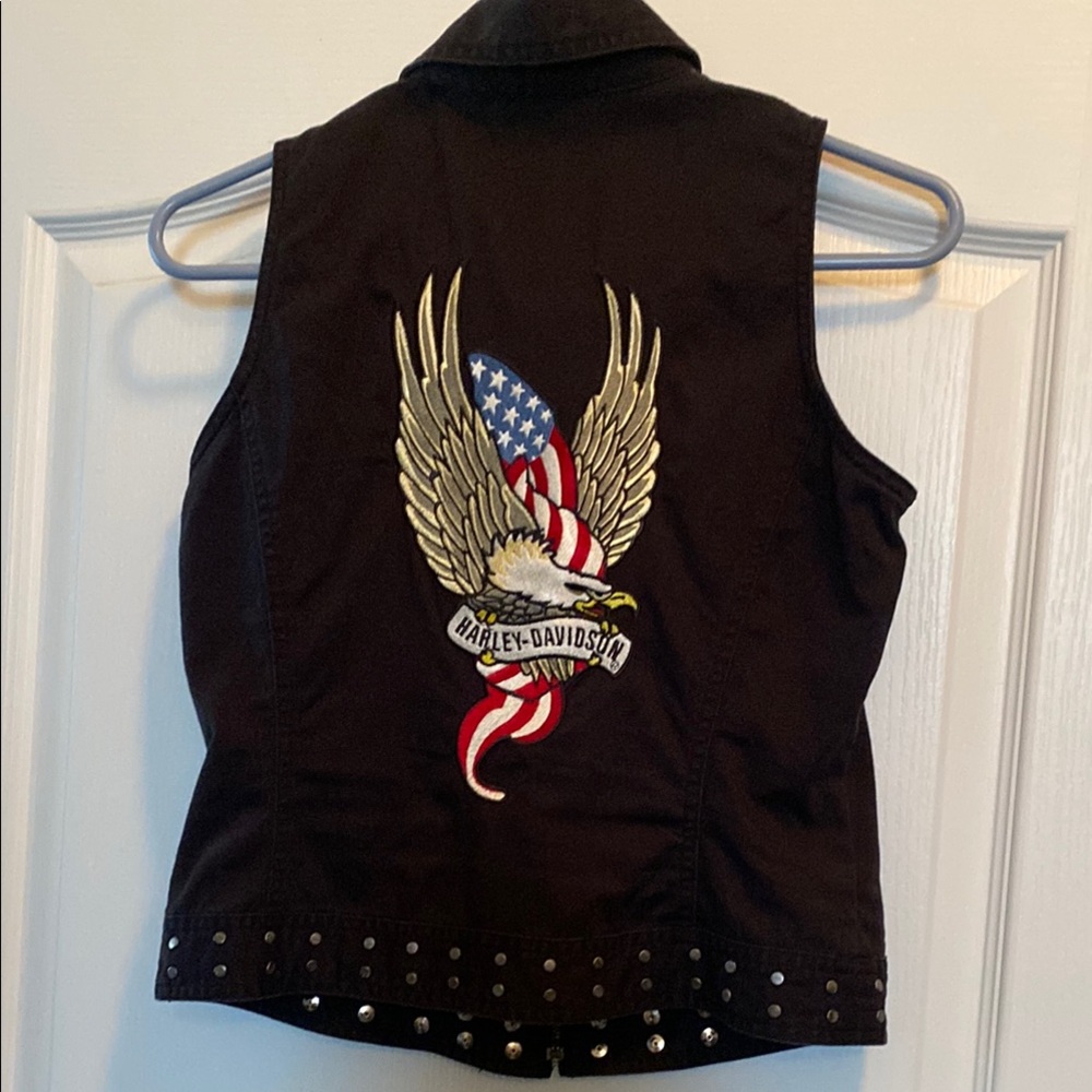 Harley-Davidson Black Sleeveless Vest